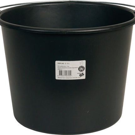 Construction bucket GRIPLINE D ( 4000819008 ) 12 l plastic