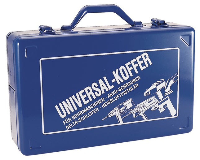 Valigia per macchina utensile ( 4000871314 ) L620xD320xH165mm inserto in schiuma lamiera d'acciaio blu