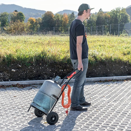 Rothenberger Industrial cylinder transport trolley ( 9000443080 ) L485xW500xH1020mm for 5-11 kg propane gas cylinder