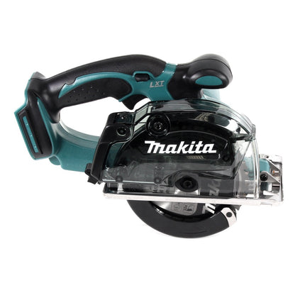 Makita DCS 552 RG 18 V Akku Metall Handkreissäge 136 mm + 2x 6,0 Ah Akku und Lader + Sägeblatt und Schutzbrille - Toolbrothers