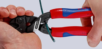 Knipex compact bolt cutters CoBolt ( 4000795400 ) length 200 mm multi-component sleeves soft 6 mm medium 5.2 mm hard 4 mm