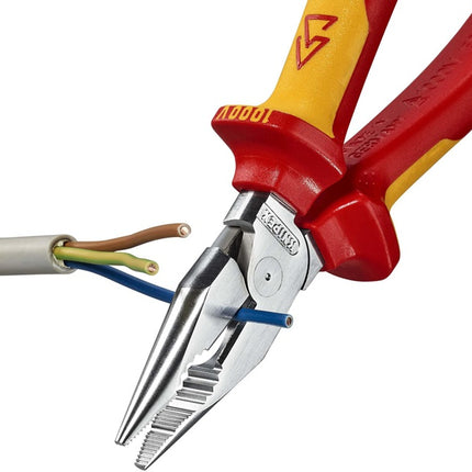 Knipex Spitzkombizange ( 8002875246 ) Länge 185 mm verchromt VDE