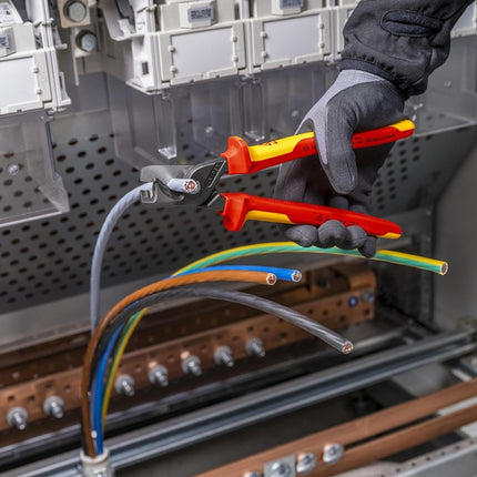 Nożyce do kabli Knipex StepCut(R) XL ( 8004039103 ) długość 225 mm osłony wielokomponentowe