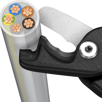 Nożyce do kabli Knipex StepCut(R) XL ( 8004039103 ) długość 225 mm osłony wielokomponentowe