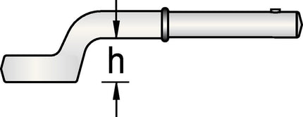 Chiave ad anello Gedore 2 A 85 ( 4000824115 ) larghezza chiave 85 mm a gomito