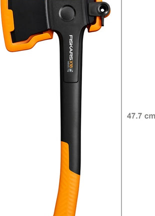 Hacha universal Fiskars X18-S (4000819593) longitud 445 mm longitud del mango 365 mm