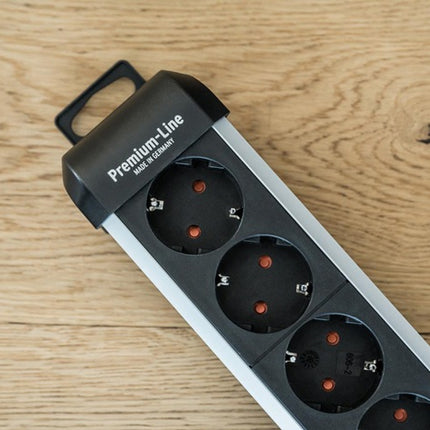 Brennenstuhl socket strip Premium-Protect-Line ( 8001484633 ) 16 A 230 V black/silver 3 m PVC 1.5 mm²