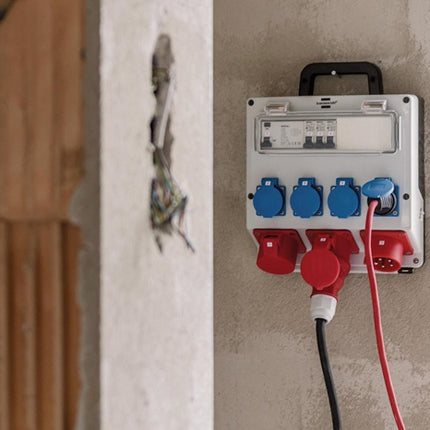 Plastikowy rozdzielacz naścienny Brennenstuhl ( 4000873992 ) CEE-32 A, 5-biegunowy