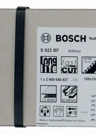 Bosch Säbelsägeblatt S 922 BF ( 8000343778 ) Länge 150 mm Breite 19 mm geschränkt, gefräst