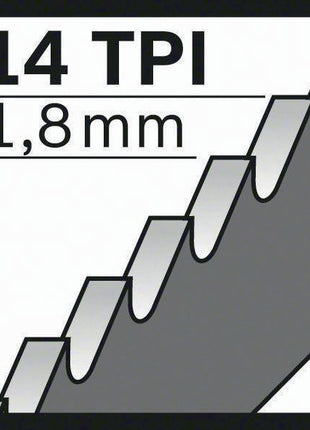 Bosch Säbelsägeblatt S 922 BF ( 8000343778 ) Länge 150 mm Breite 19 mm geschränkt, gefräst