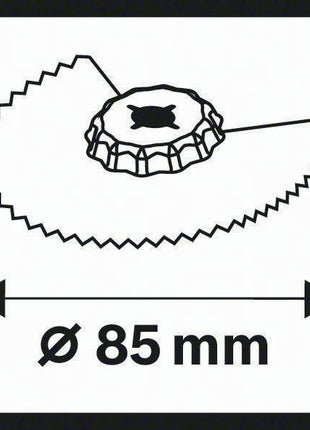 Bosch Segmentsägeblatt ACZ 85 EB ( 4000908667 ) Ø 85 mm