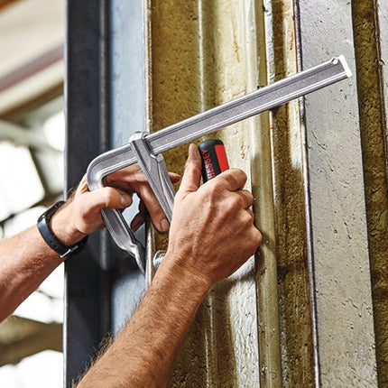 Abrazadera de tornillo Bessey totalmente de acero GZ-KG ( 4000831652 ) Ancho de sujeción 300 mm Proyección 120 mm