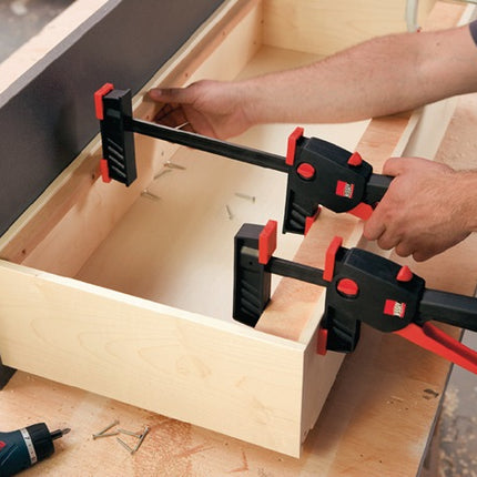 Bessey DuoKlamp morsetto a una mano ( 4000831539 ) Larghezza di serraggio 160 mm Larghezza di allargamento 75 - 235 mm