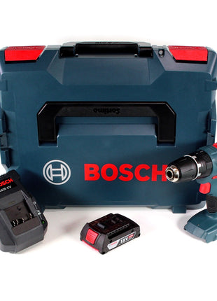 Bosch Professional GSB 18V-21 Akku Schlagbohrschrauber 18V 55Nm + 1x Akku 2,0Ah + Ladegerät + L-Boxx - Toolbrothers