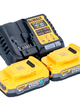 Perceuse à percussion sans fil DeWalt DCD 999 E2 18 V 95 Nm sans balais + 2 batteries Powerstack 1,7 Ah + chargeur