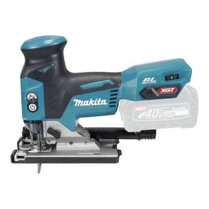 Makita JV 001 GM201 Seghetto alternativo a batteria 40 V max. 135 mm brushless + 2x batteria 4,0 Ah + caricabatterie