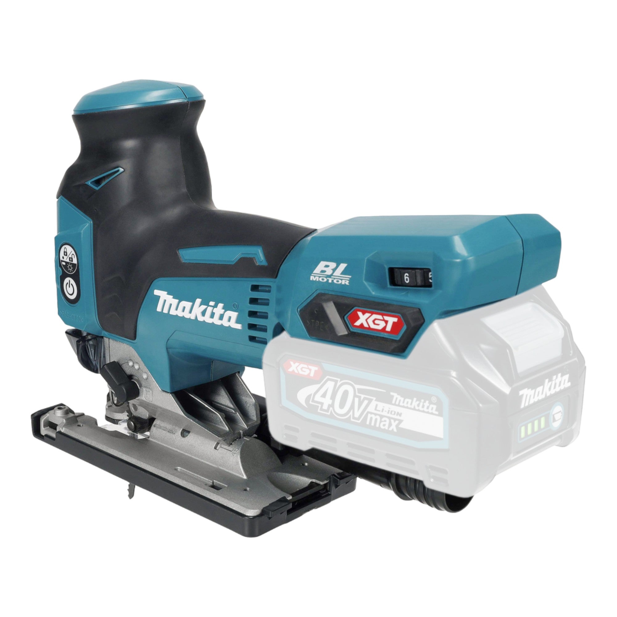 Makita JV 001 GD101 Akku Stichsaege 40 V max 135 mm Brushless 1x Akku 2 5 Ah Ladegeraet Makpac 4 - toolbrothers
