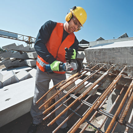 Bosch GWS 18V-10 Amoladora angular profesional sin cable 18 V 125 mm sin escobillas + 2x acumulador 4,0 Ah + cargador