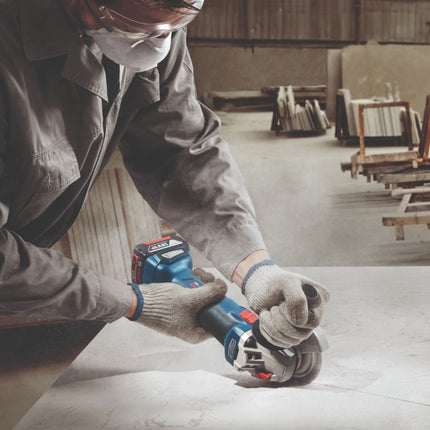 Bosch GWS 18V-10 Profesjonalna akumulatorowa szlifierka kątowa 18 V 125 mm bezszczotkowa + 1x akumulator 5,0 Ah + ładowarka