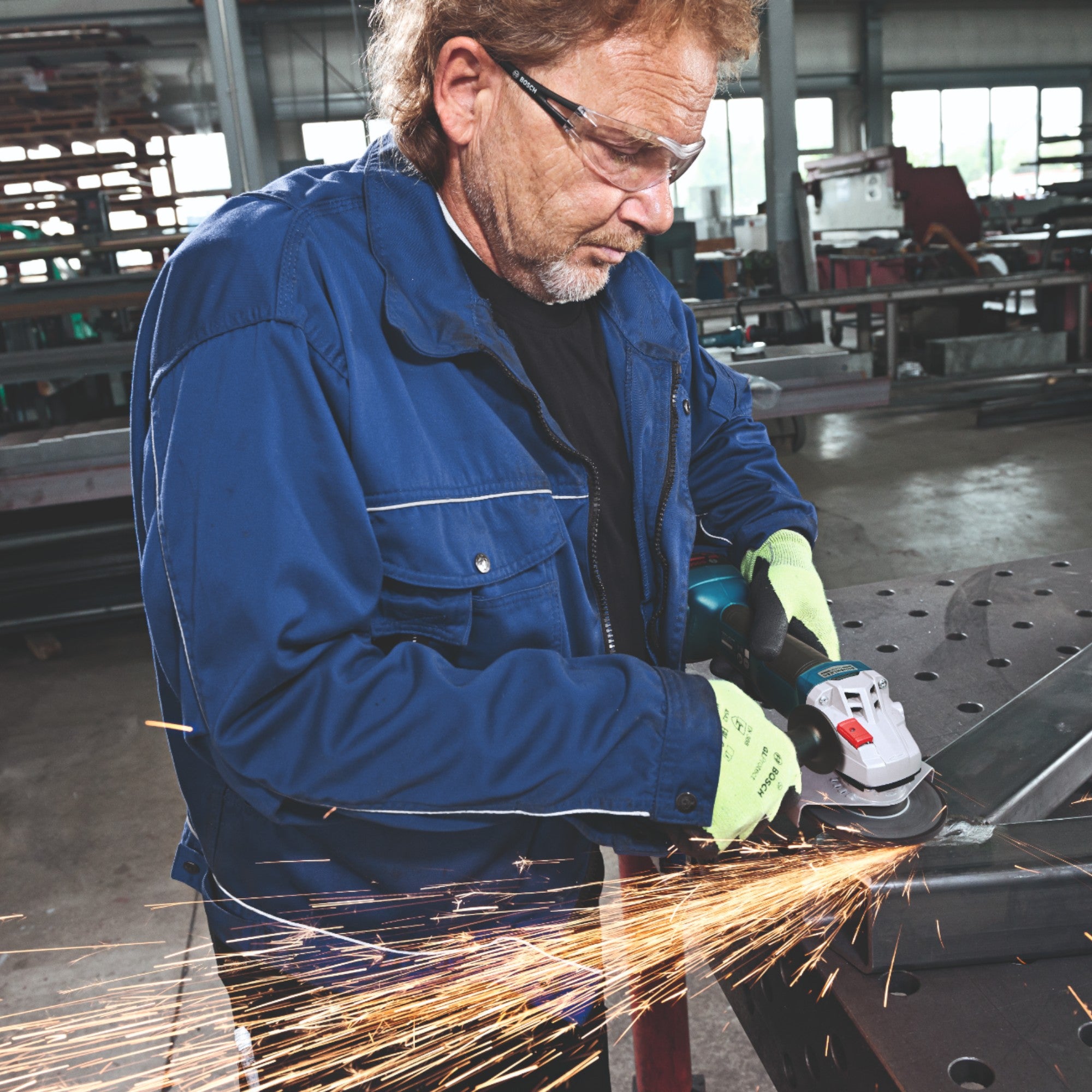 Bosch GWS 18V 10 Professional Akku Winkelschleifer 18 V 125 mm Brushless 2x Akku 5 0 Ah Ladegeraet 3 - toolbrothers