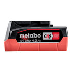 Jeu de batteries Metabo 2x batterie LiHD 12 V 4,0 Ah / 4000 mAh Li-Ion avec indicateur de niveau de charge (2x 625349000)