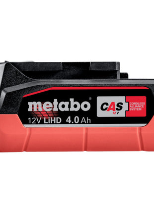 Metabo Akku Set 4x LiHD Akkupack 12 V  4,0 Ah / 4000 mAh Li-Ion mit Ladestandanzeige ( 4x 625349000 )