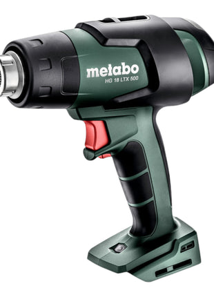 Metabo HG 18 LTX 500 Akku Heißluftgebläse 18 V 300 / 500 °C Solo ( 610502850 ) - ohne Akku, ohne Ladegerät