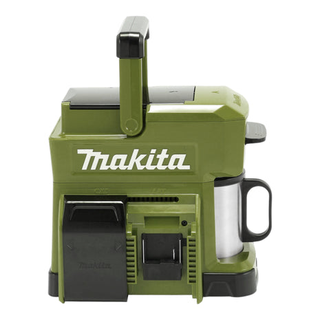 Makita DCM 501 ZO Caffettiera a batteria 12 V max / 18 V Olive - Outdoor Adventure Edition Solo - senza batteria, senza caricabatterie