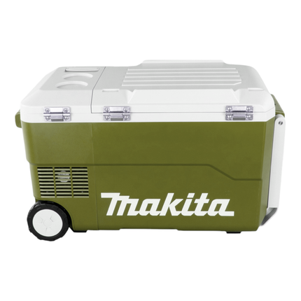 Makita DCW 180 ZO Caja de refrigeración y calefacción a batería 36 V ( 2x 18 V ) 20 L Oliva - Outdoor Adventures Edition Solo - sin batería, sin cargador