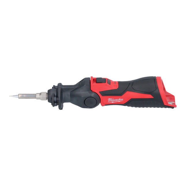 Soldador sin cable Milwaukee M12 SI-202 12 V 400 °C cabezal bloqueable + 2x batería recargable 2,0 Ah + cargador