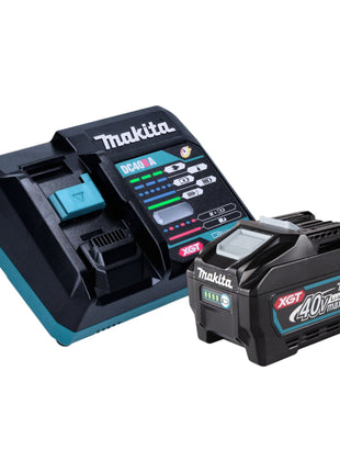 Makita BO 001 CGT101 ponceuse excentrique à batterie 40 V max. 125 mm course 5,0 mm sans balais + 1x batterie 5,0 Ah + chargeur