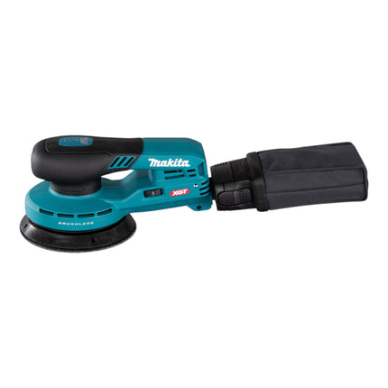 Makita BO 001 CGD201 Akku Exzenterschleifer 40 V max 125 mm 5 0 mm Hub Brushless 2x Akku 2 5 Ah Ladegeraet Makpac 1 - toolbrothers