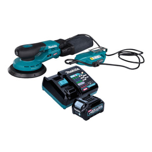 Makita BO 002 CGD101 Akku Exzenterschleifer 40 V max. 150 mm 5,0 mm Hub Brushless + 1x Akku 2,5 Ah + Ladegerät