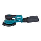 Makita BO 002 CGT101 ponceuse excentrique à batterie 40 V max. 150 mm course 5,0 mm sans balais + 1x batterie 5,0 Ah + chargeur