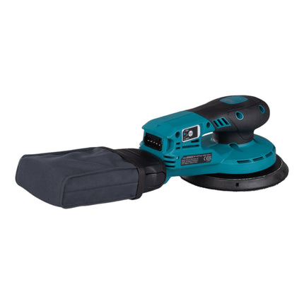Makita BO 002 CGT201 Levigatrice rotorbitale a batteria 40 V max. 150 mm 5,0 mm di corsa Brushless + 2x batteria 5,0 Ah + caricabatterie