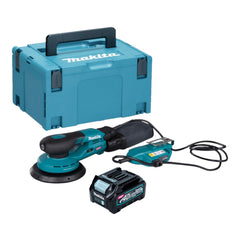 Makita BO 002 CGD101 Akku Exzenterschleifer 40 V max 150 mm 5 0 mm Hub Brushless 1x Akku 2 5 Ah Makpac ohne Ladegeraet 0 - toolbrothers