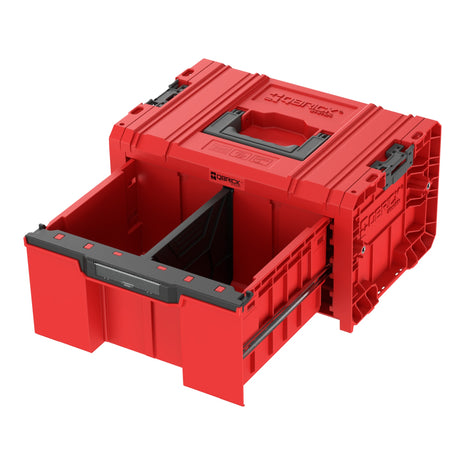 Qbrick System PRO Drawer 1 Toolbox 2.0 Basic RED Ultra HD Custom Werkzeugkasten 450 x 310 x 244 mm 12 l