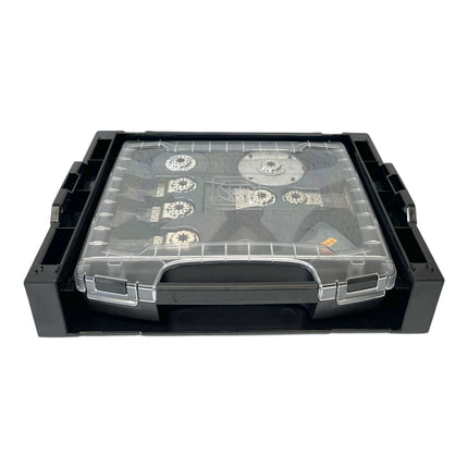 Fein Multimaster AMM 700 MAX AS akumulatorowe narzędzie wielofunkcyjne 18 V Starlock Max Black Edition + akumulator 4,0 Ah + 33 szt. akcesoriów + L-Boxx - bez ładowarki