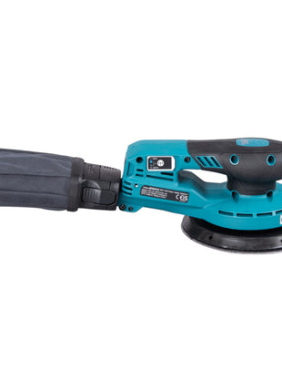 Lijadora excéntrica a batería Makita BO 004 CGT201 40 V máx. 150 mm carrera 3,0 mm sin escobillas + 2x batería 5,0 Ah + cargador + Makpac