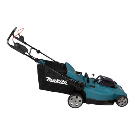 Makita DLM 538 PF2 Tondeuse à gazon sans fil 36 V ( 2x 18 V ) 530 mm + 2x batterie 3,0 Ah + chargeur