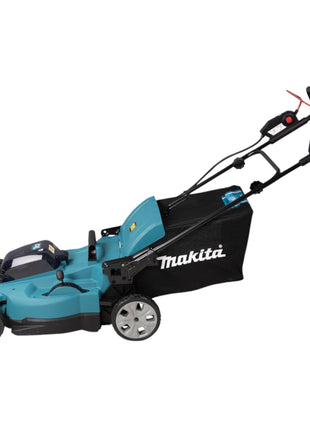 Makita DLM 538 PG4 Akku Rasenmäher 36 V ( 2x 18 V ) 530 mm + 4x Akku 6,0 Ah + Ladegerät