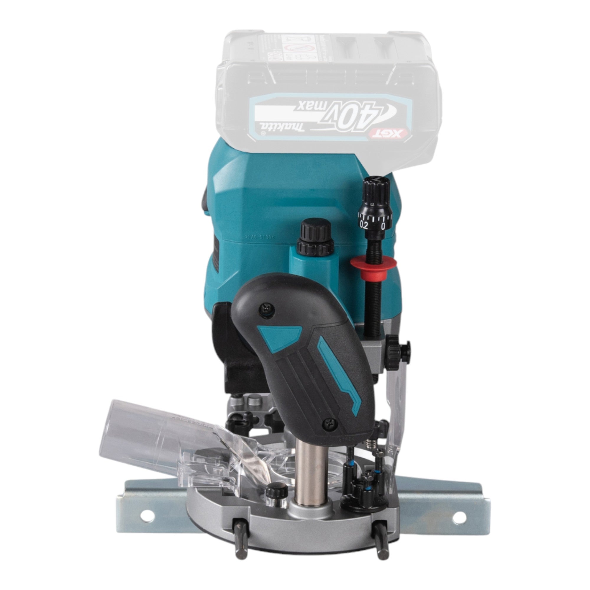Makita RP 001 GD101 Akku Oberfraese 40 V max 12 mm Brushless 1x Akku 2 5 Ah Ladegeraet 4 - toolbrothers