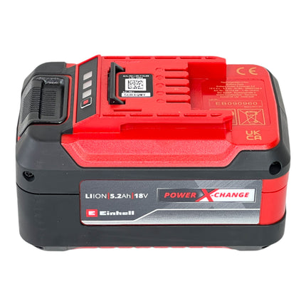 Einhell 4x Power X-Change Plus batterie 18 V 5,2 Ah Li-Ion ( 4x 4511437 ) avec indicateur de charge