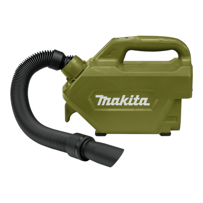 Makita DCL 184 SFO cordless hoover 18 V 54 mbar 0.5 l Olive Outdoor Adventure series + 1x rechargeable battery 3.0 Ah + charger