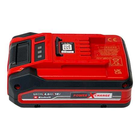 Einhell PXC Starter Kit 2x Power X-Change Plus Akku 18 V 4,0 Ah ( 2x 4511553 ) + Power X-Twincharger 3A Doppel Ladegerät ( 4512069 ) + Toolcase