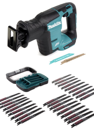 Makita DJR 188 Z Akku Reciprosäge 18 V Brushless Säbelsäge Solo + 27 tlg. Sägeblatt-Set - ohne Akku, ohne Ladegerät - Toolbrothers