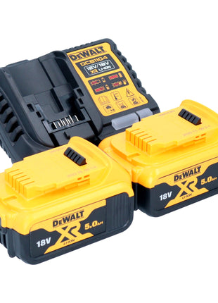 Pistola de cartuchos a batería DeWalt DCE 581 P2K 18 V 310 ml + 2x baterías 5,0 Ah + cargador + estuche