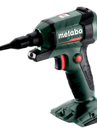 Pistola de aire comprimido Metabo BP 18 LTX BL 18 V sin escobillas + 2 baterías 2,0 Ah + cargador