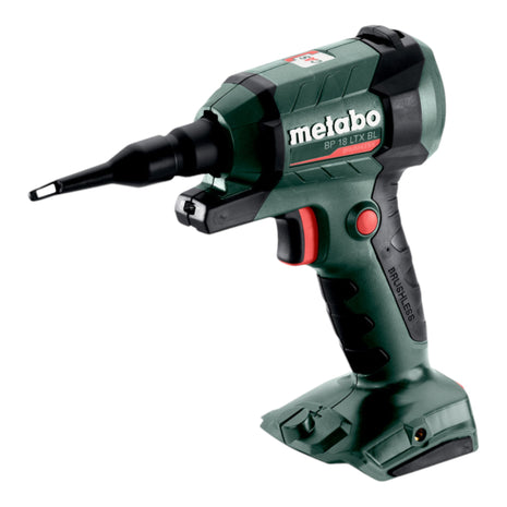 Pistola de aire comprimido Metabo BP 18 LTX BL 18 V sin escobillas + 2 baterías 2,0 Ah + cargador