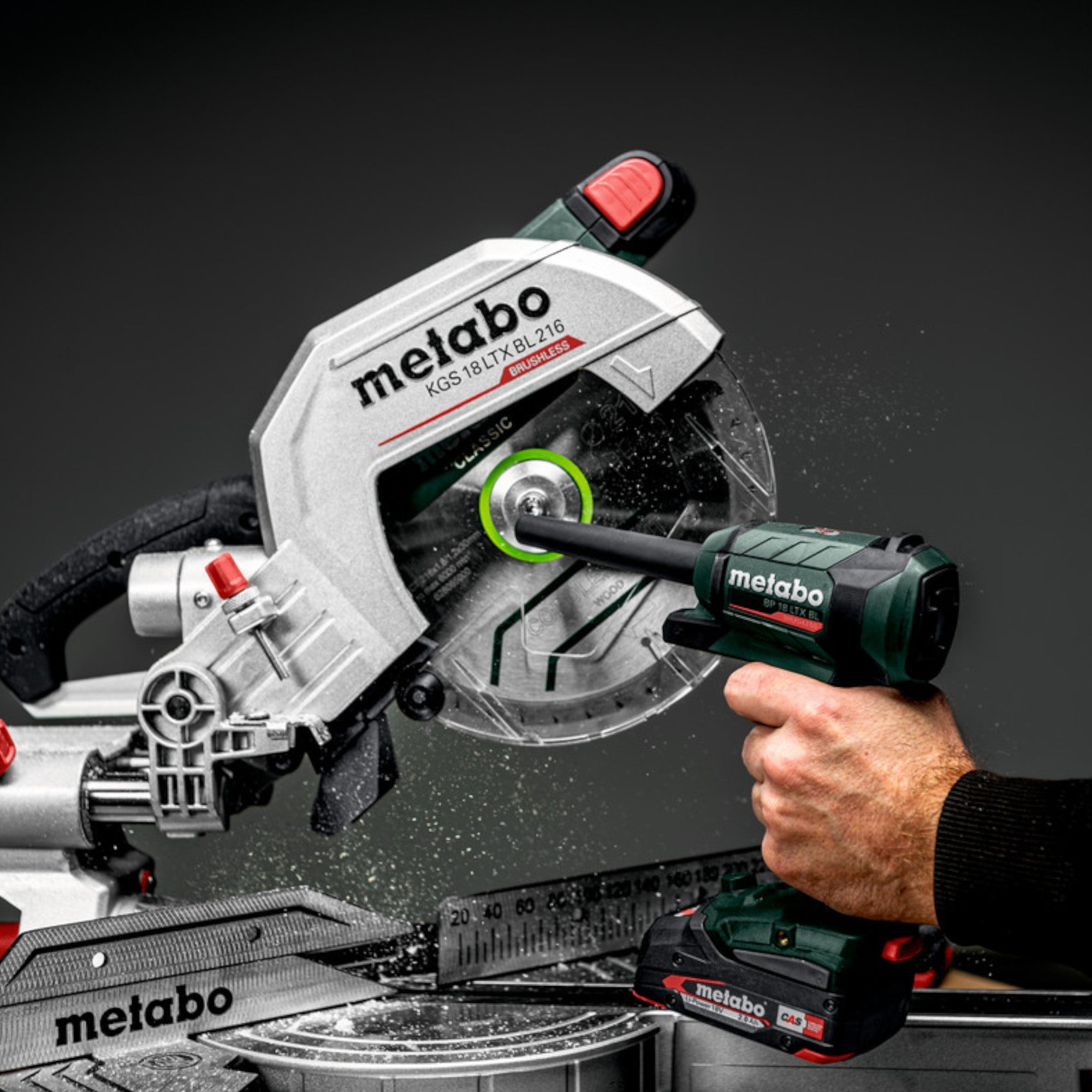 Metabo BP 18 LTX BL Akku Blaspistole 18 V Brushless 1x LiHD Akku 5 5 Ah ohne Ladegeraet 4 - toolbrothers
